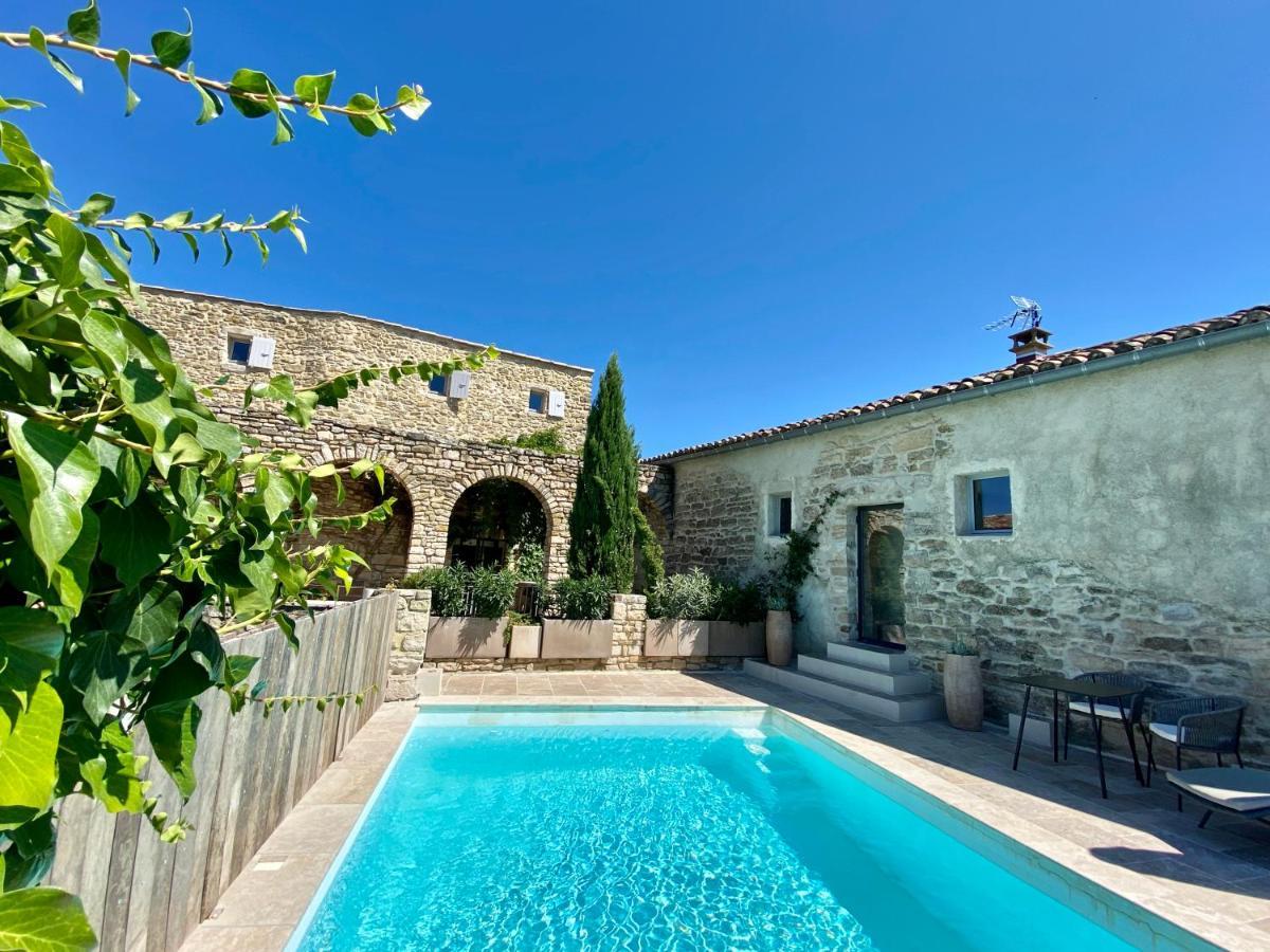 La Maison Des Vendangeurs - Table D'Hotes Le Soir Du Jeudi Au Dimanche- Jacuzzi - Balneo Spa - Acces Piscine Pour Toutes Les Chambres Sauf Studio Coquet- Piscine De Mai A Mi-Octobre Martignargues Екстер'єр фото